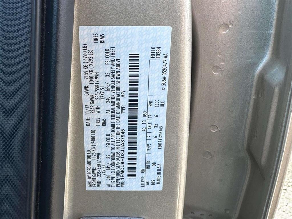 2018 Ford Escape SEL