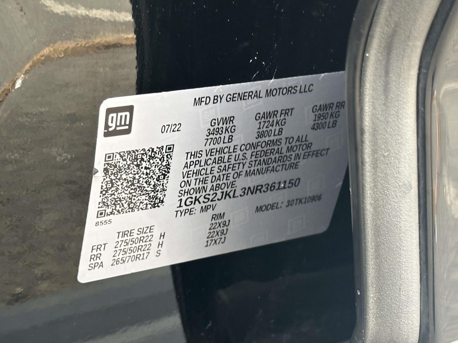 2022 GMC Yukon XL 4WD Denali