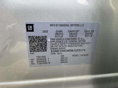 2021 Chevrolet Traverse AWD LT Leather