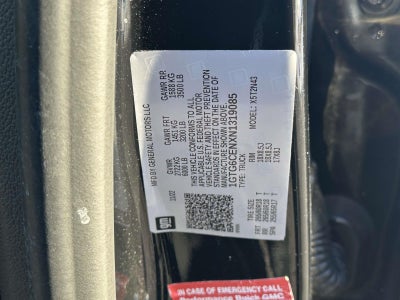 2022 GMC Canyon 4WD Crew Cab Short Box Elevation