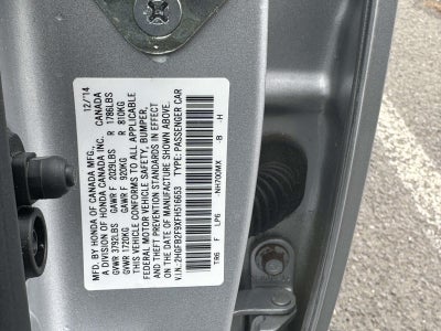 2015 Honda Civic EX-L