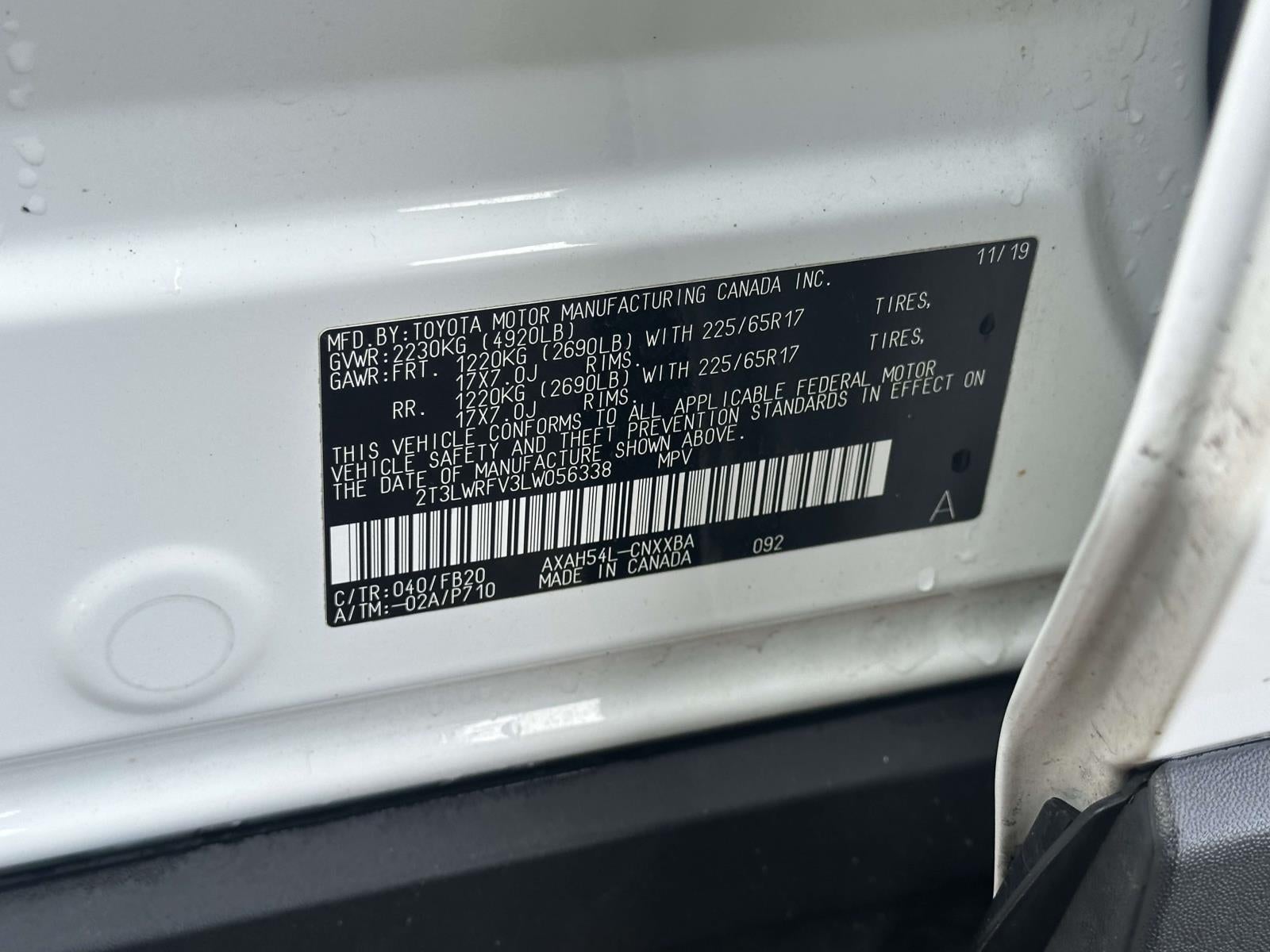 2020 Toyota RAV4 Hybrid LE