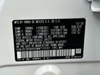 2021 Honda HR-V AWD EX