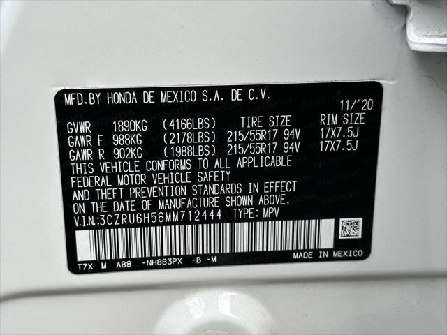 2021 Honda HR-V AWD EX