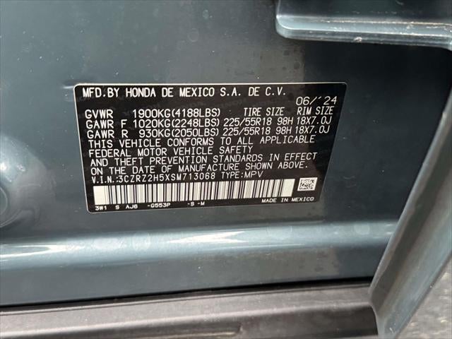 2025 Honda HR-V AWD Sport