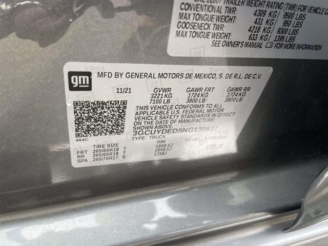 2022 Chevrolet Silverado 1500 LTD 4WD Crew Cab Short Bed LT