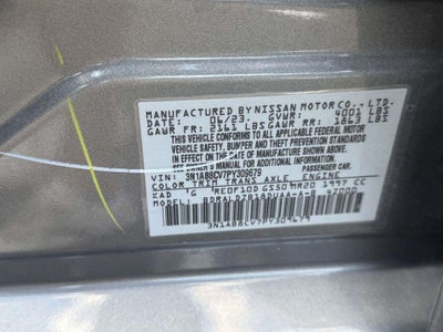 2023 Nissan Sentra SV Xtronic CVT