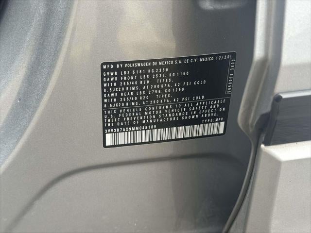 2021 Volkswagen Tiguan 2.0T SE R-Line Black