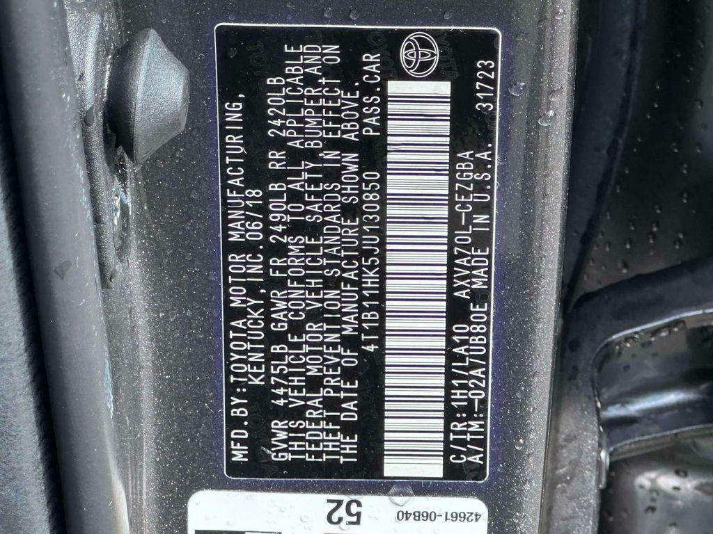 2018 Toyota Camry XLE