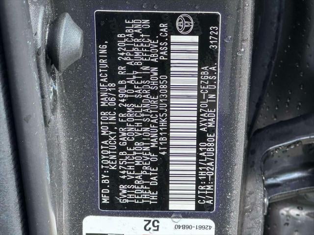 2018 Toyota Camry XLE