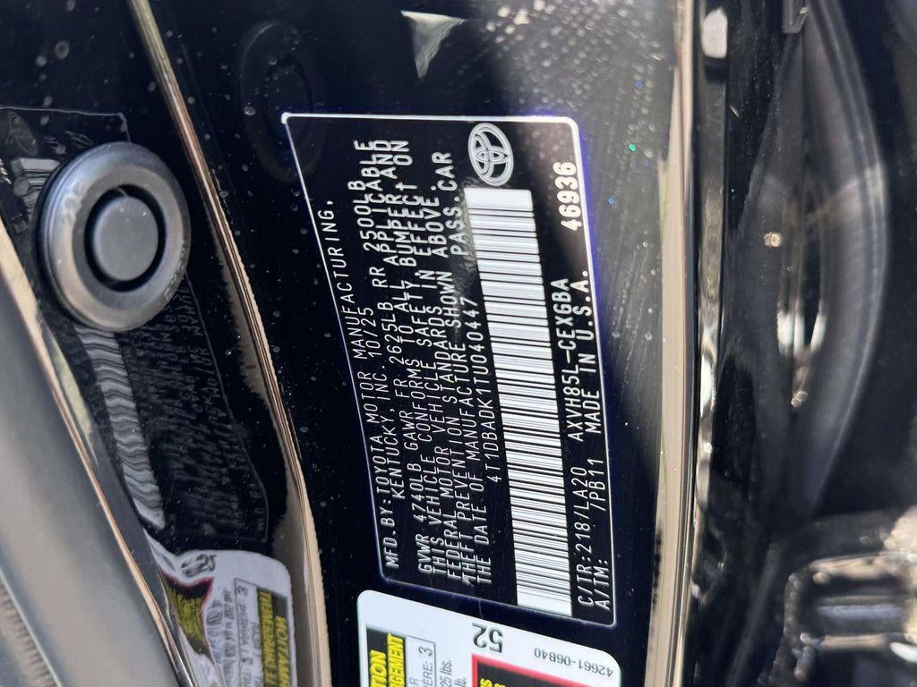 2026 Toyota Camry XLE