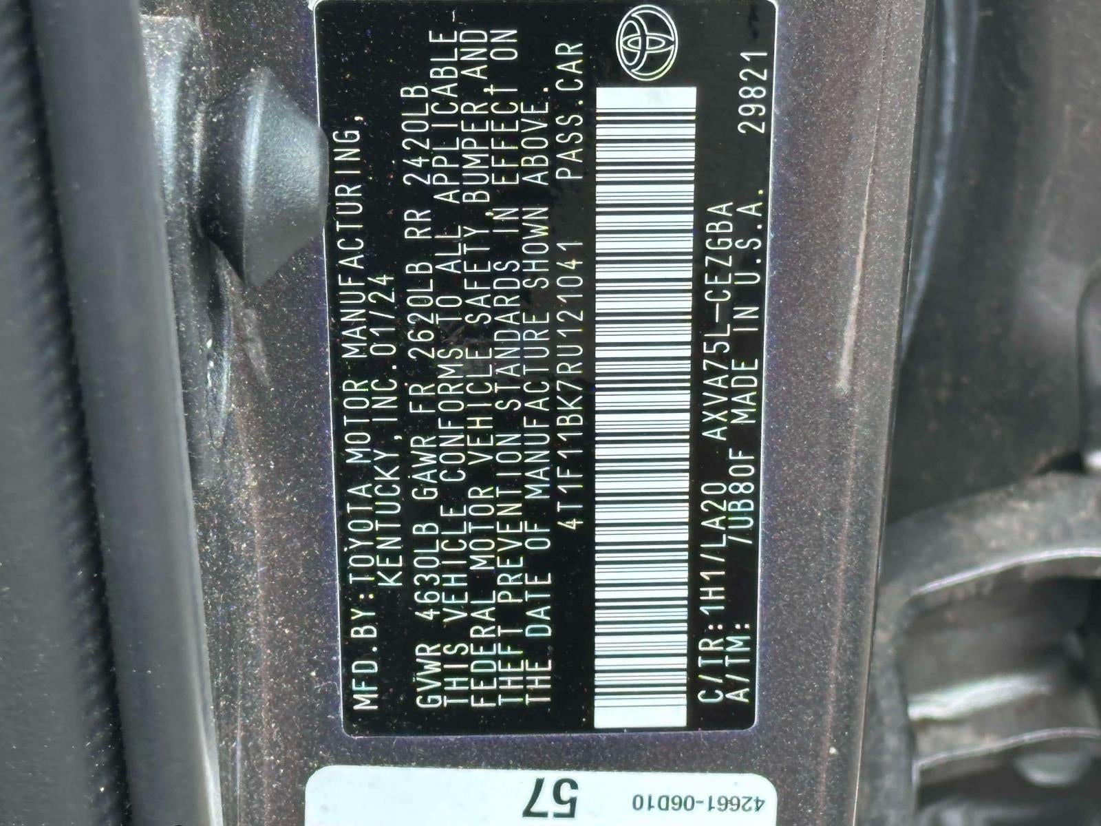 2024 Toyota Camry XLE