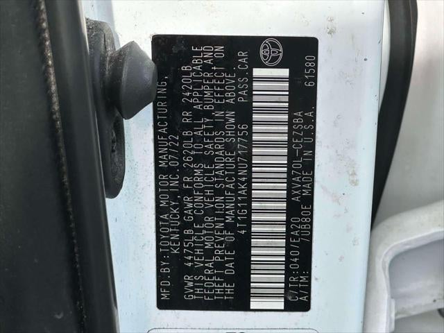 2022 Toyota Camry SE