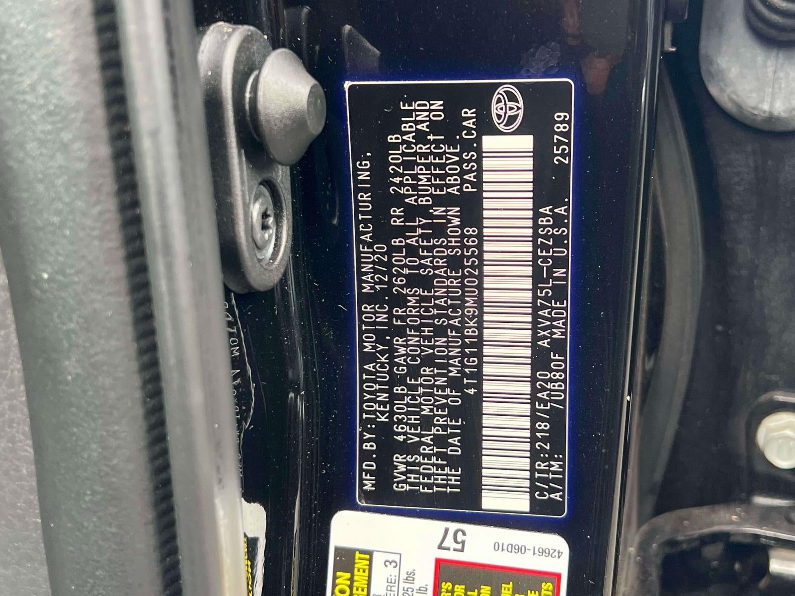 2021 Toyota Camry SE AWD