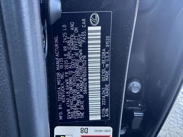 2025 Lexus ES 350 350