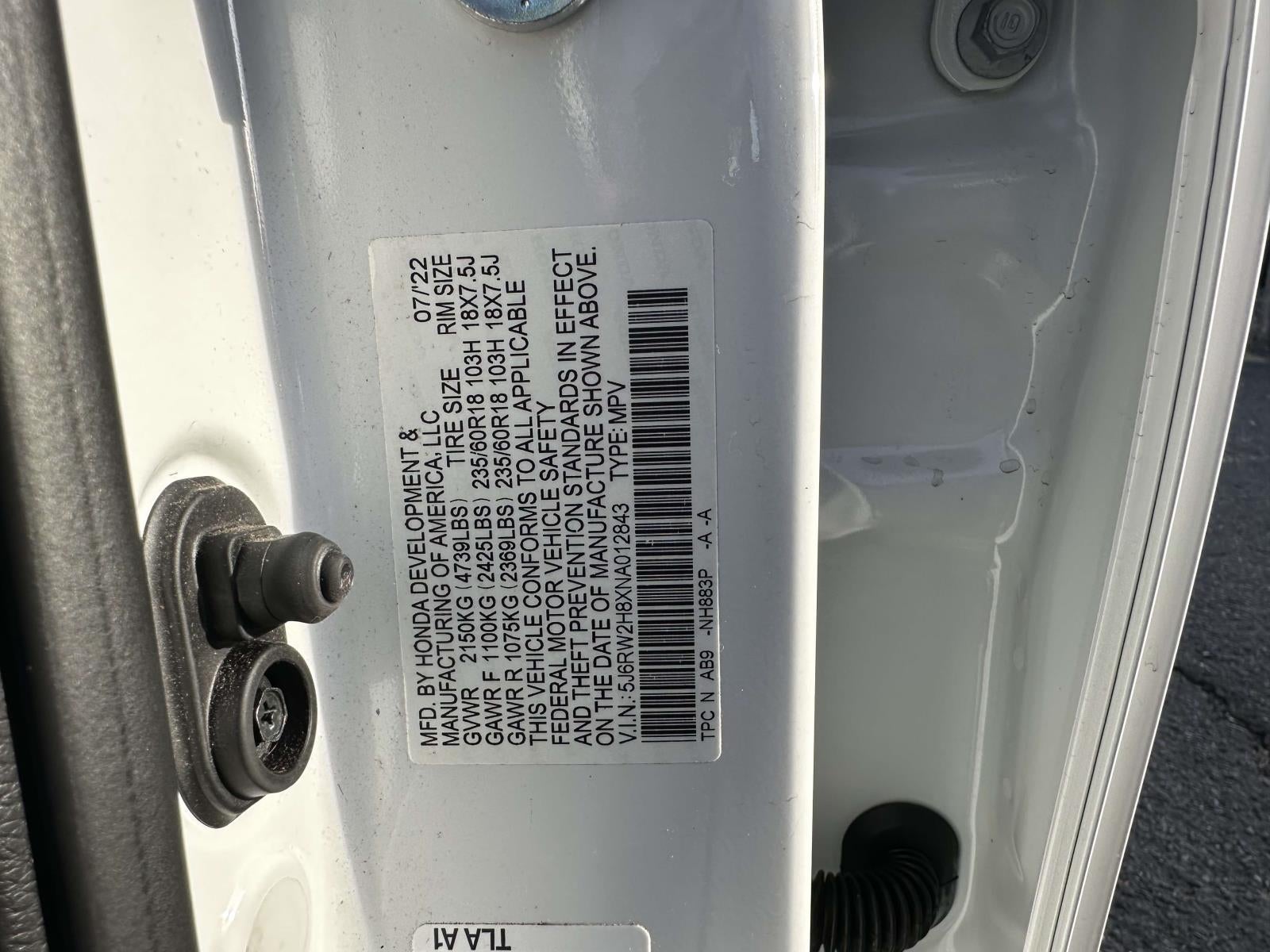 2022 Honda CR-V AWD EX-L