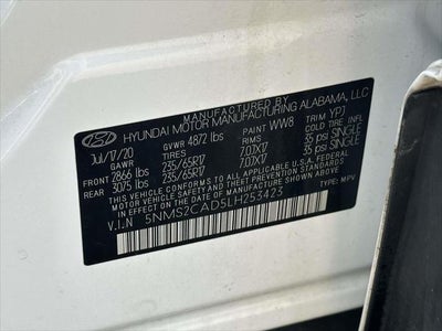 2020 Hyundai Santa Fe SE