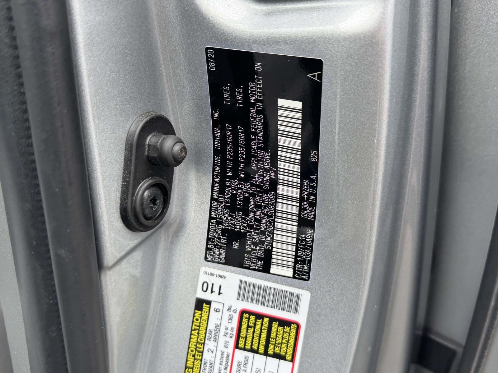 2020 Toyota Sienna LE