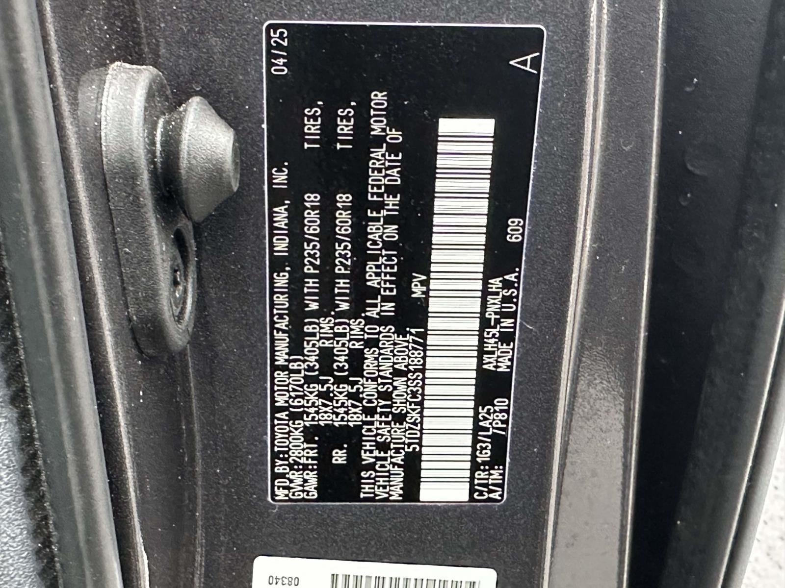 2025 Toyota Sienna Limited