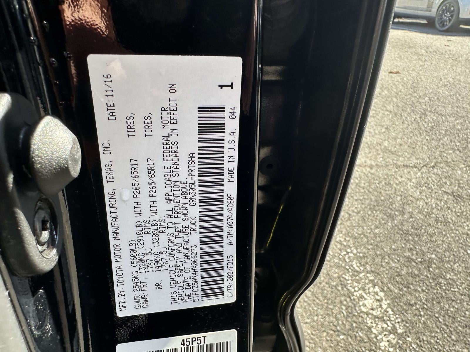 2017 Toyota Tacoma TRD Sport