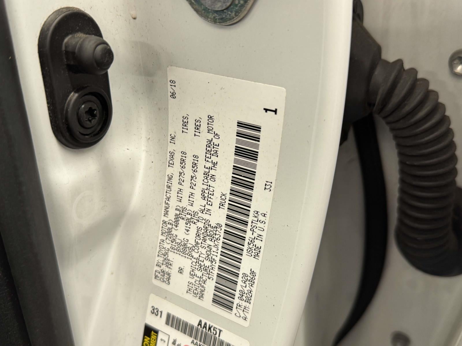 2018 Toyota Tundra Limited 5.7L V8