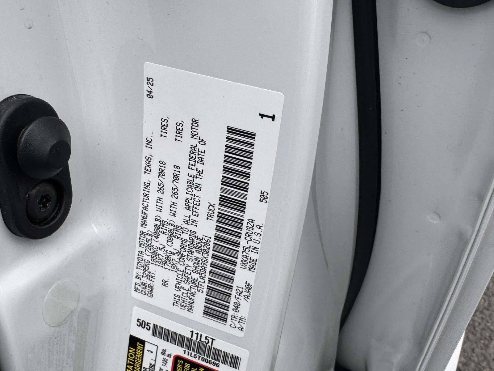 2025 Toyota Tundra SR5