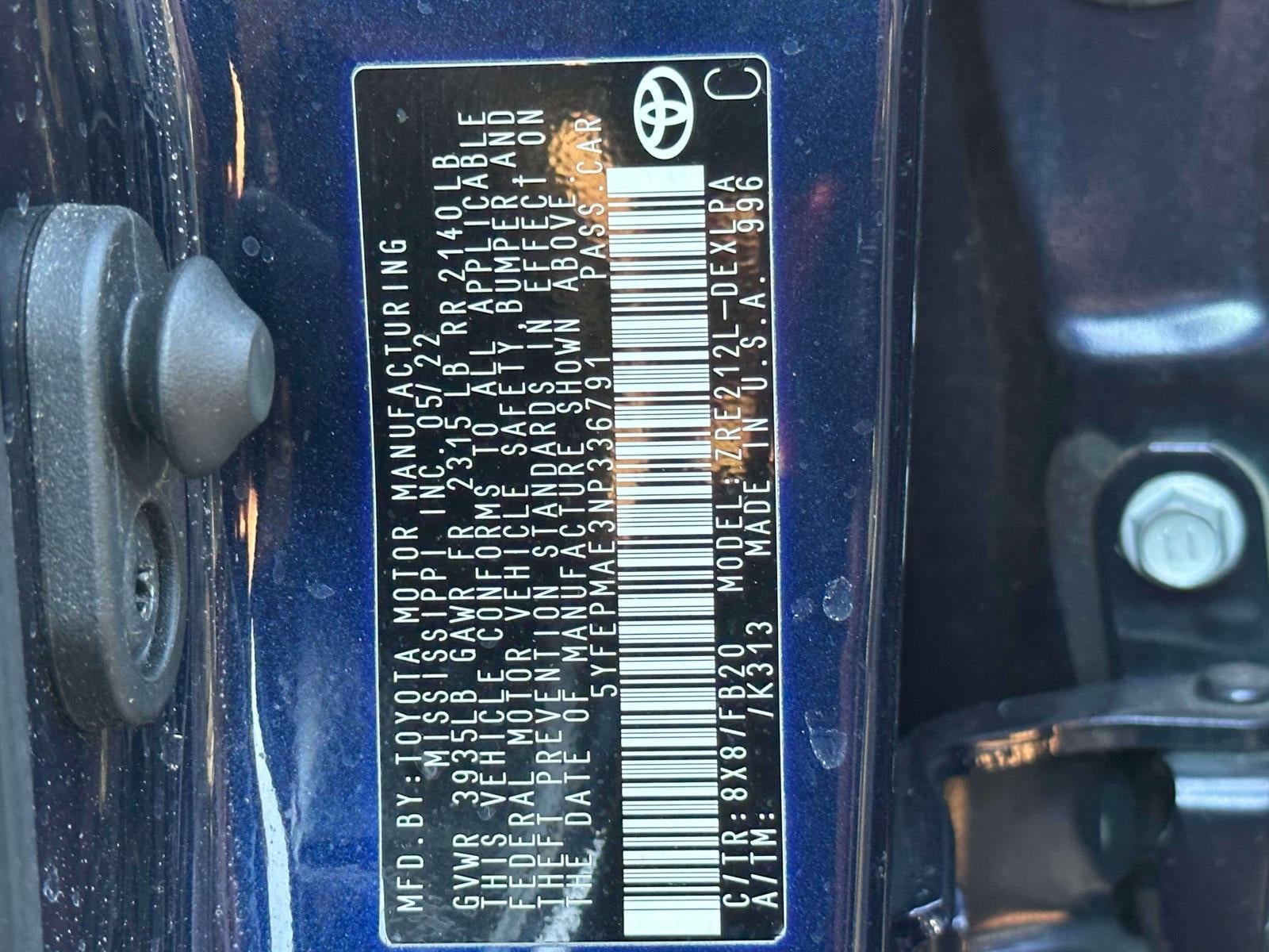 2022 Toyota Corolla LE