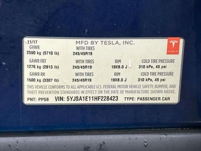 2017 Tesla Model S 75