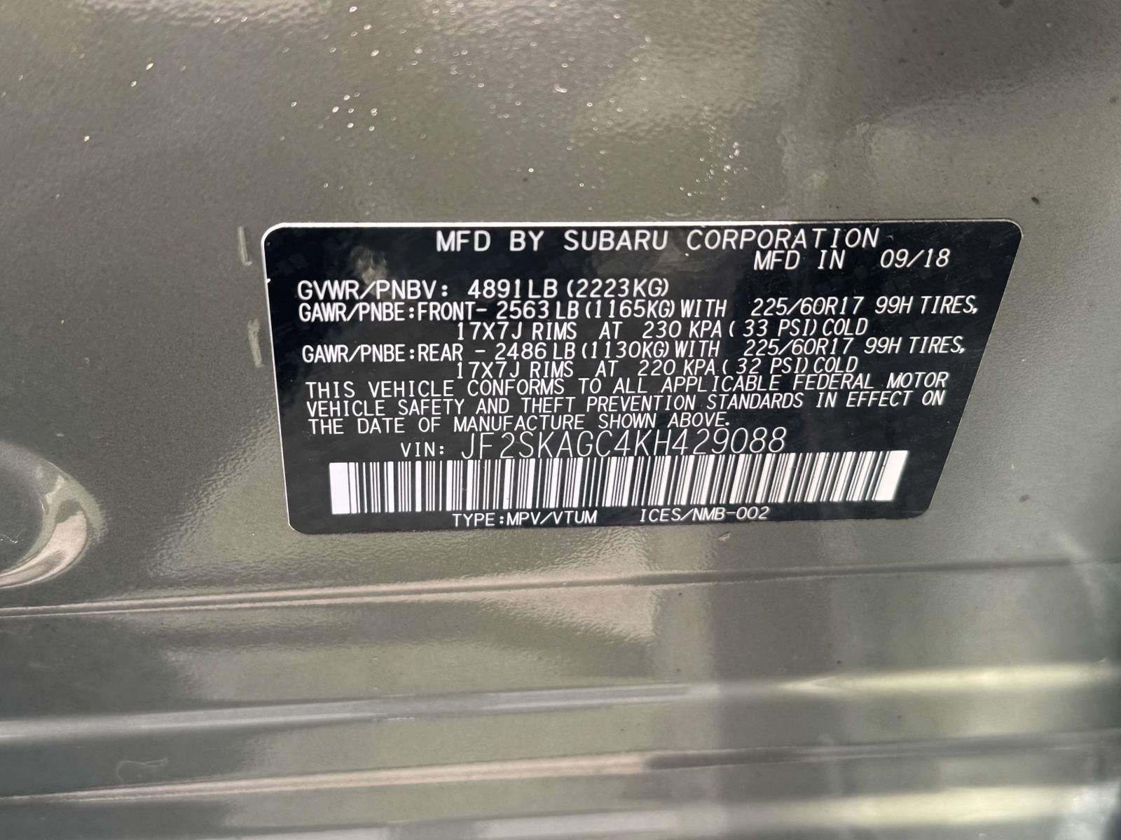 2019 Subaru Forester Premium