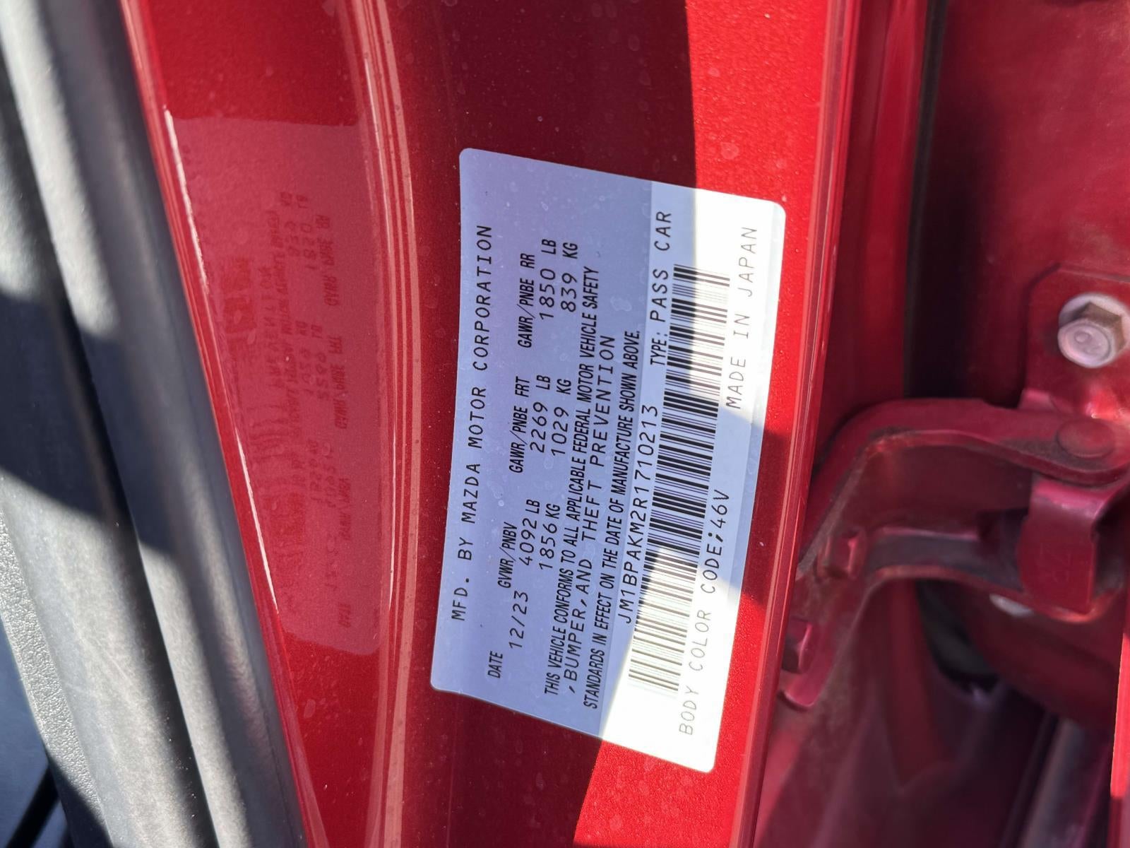 2024 Mazda Mazda3 Hatchback 2.5 S Select Sport