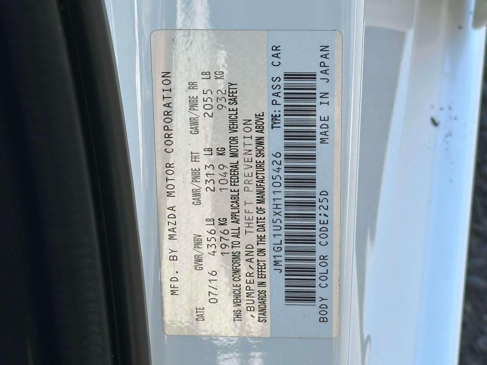 2017 Mazda Mazda6 Sport