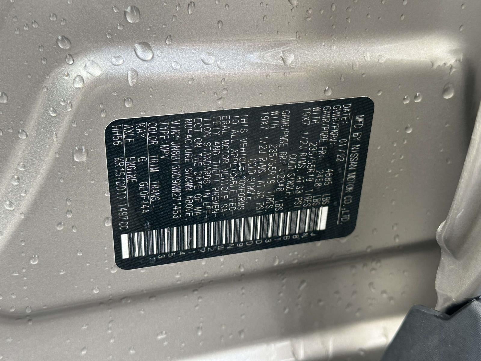 2022 Nissan Rogue Platinum Intelligent AWD