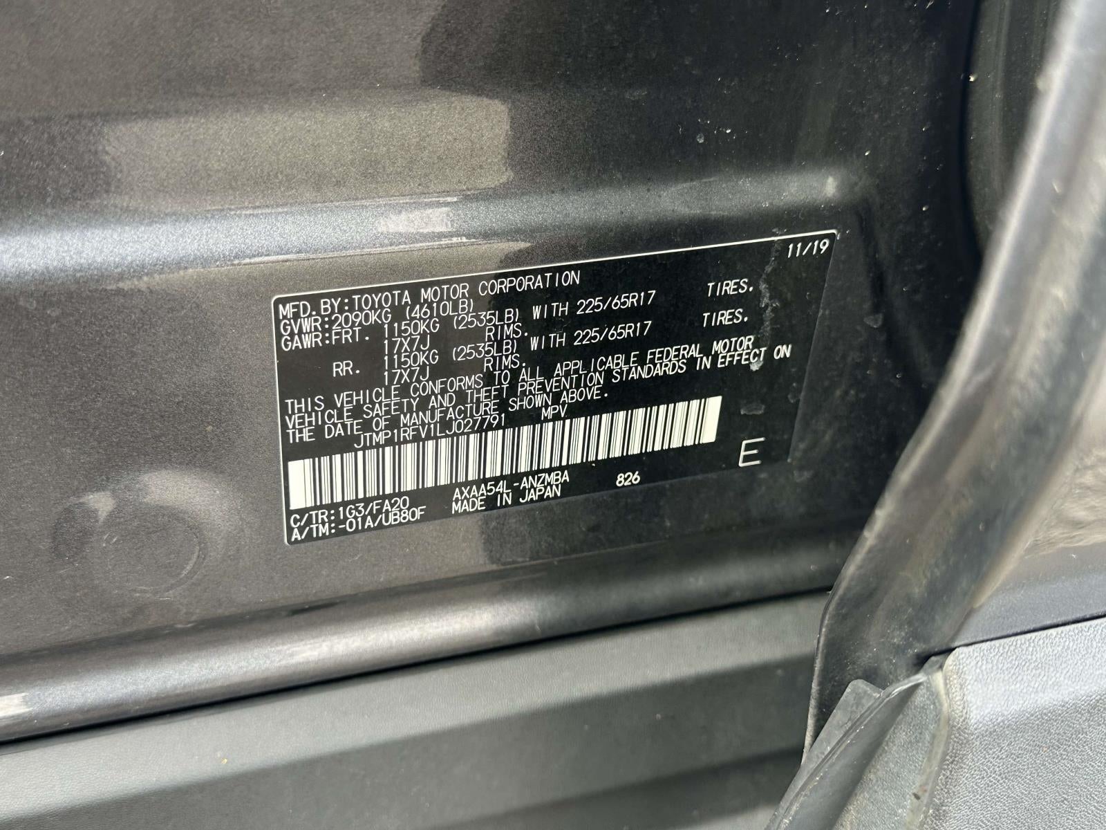 2020 Toyota RAV4 XLE