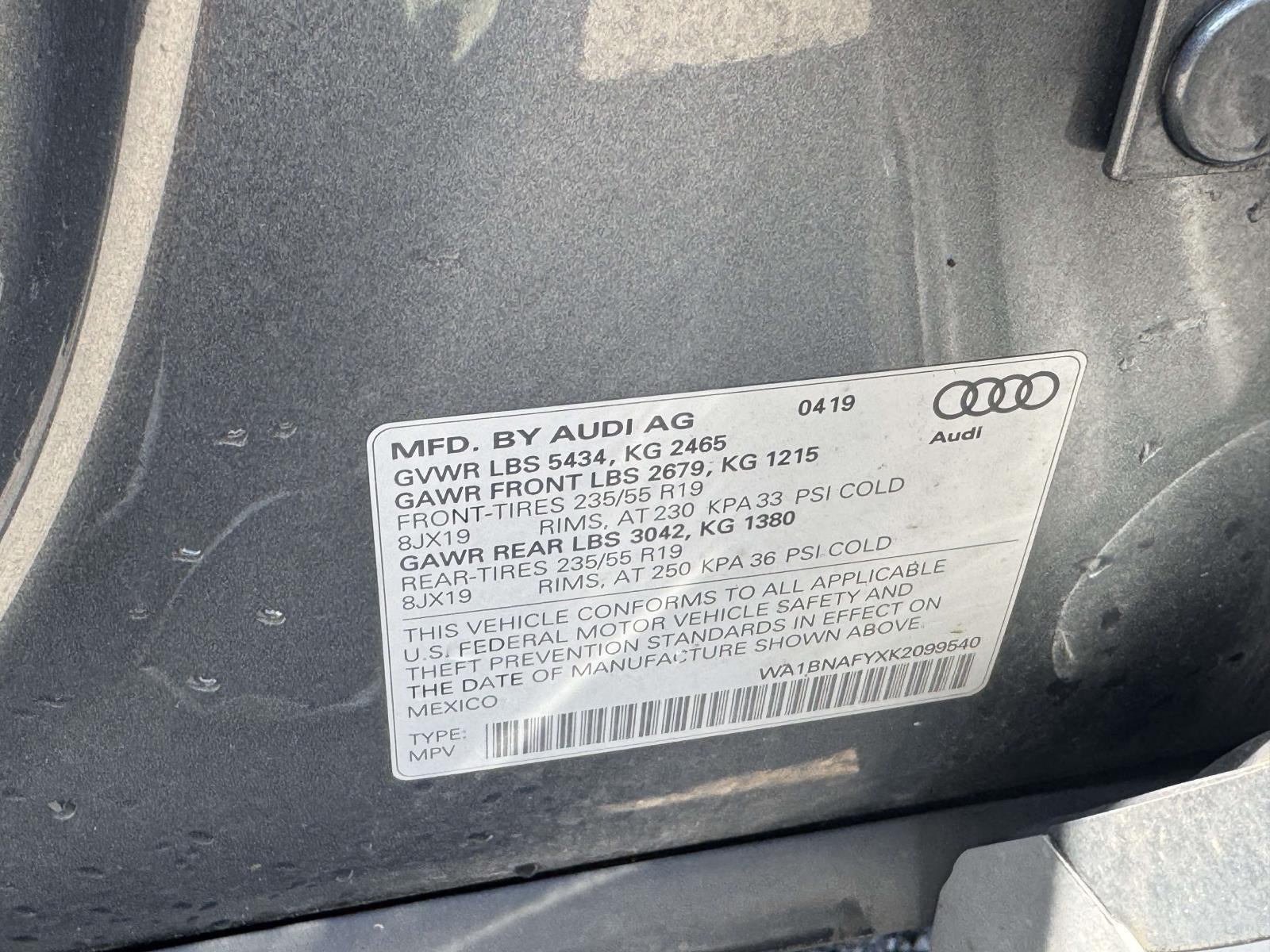 2019 Audi Q5 45 Premium