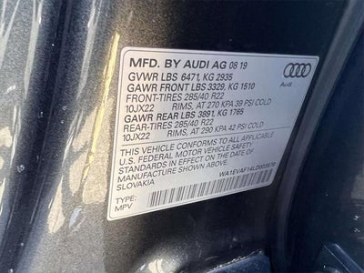 2020 Audi Q8 Premium Plus 55 TFSI quattro Tiptronic