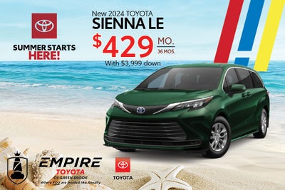 New 2024 Toyota Sienna LE