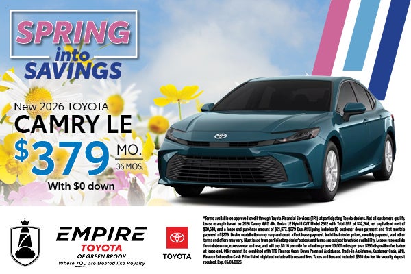 New 2026 Toyota Camry LE