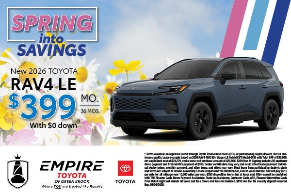 New 2026 Toyota RAV4 LE