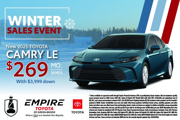 New 2025 Toyota Camry LE