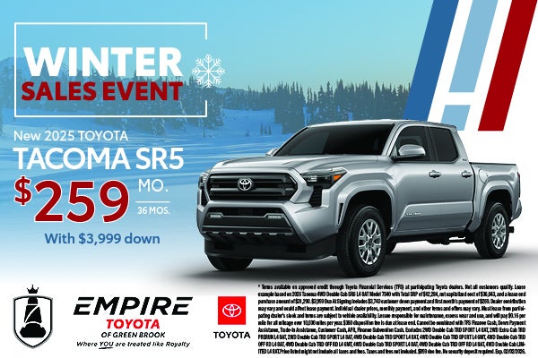 New 2025 Toyota Tacoma SR5