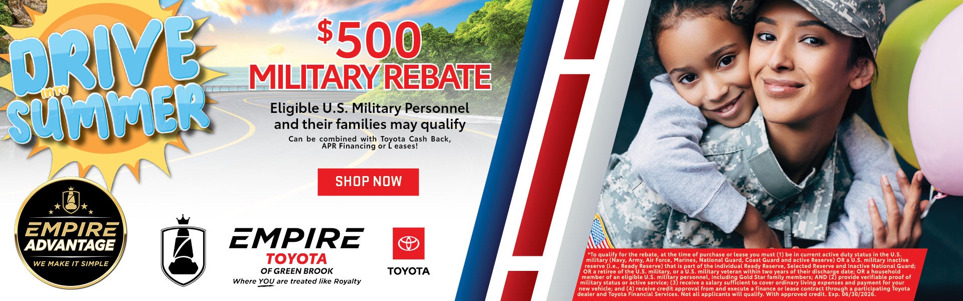 $500 Military Rebate