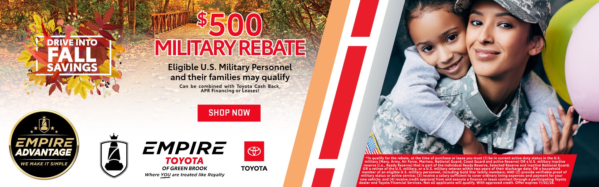 $500 Military Rebate
