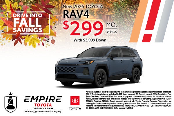 New 2026 Toyota RAV4