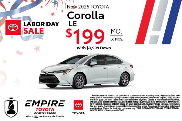 New 2026 Toyota Corolla