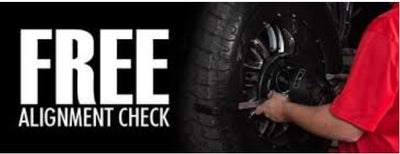 COMPLIMENTARY Tire and Wheel Alignment Inspection With Your Service